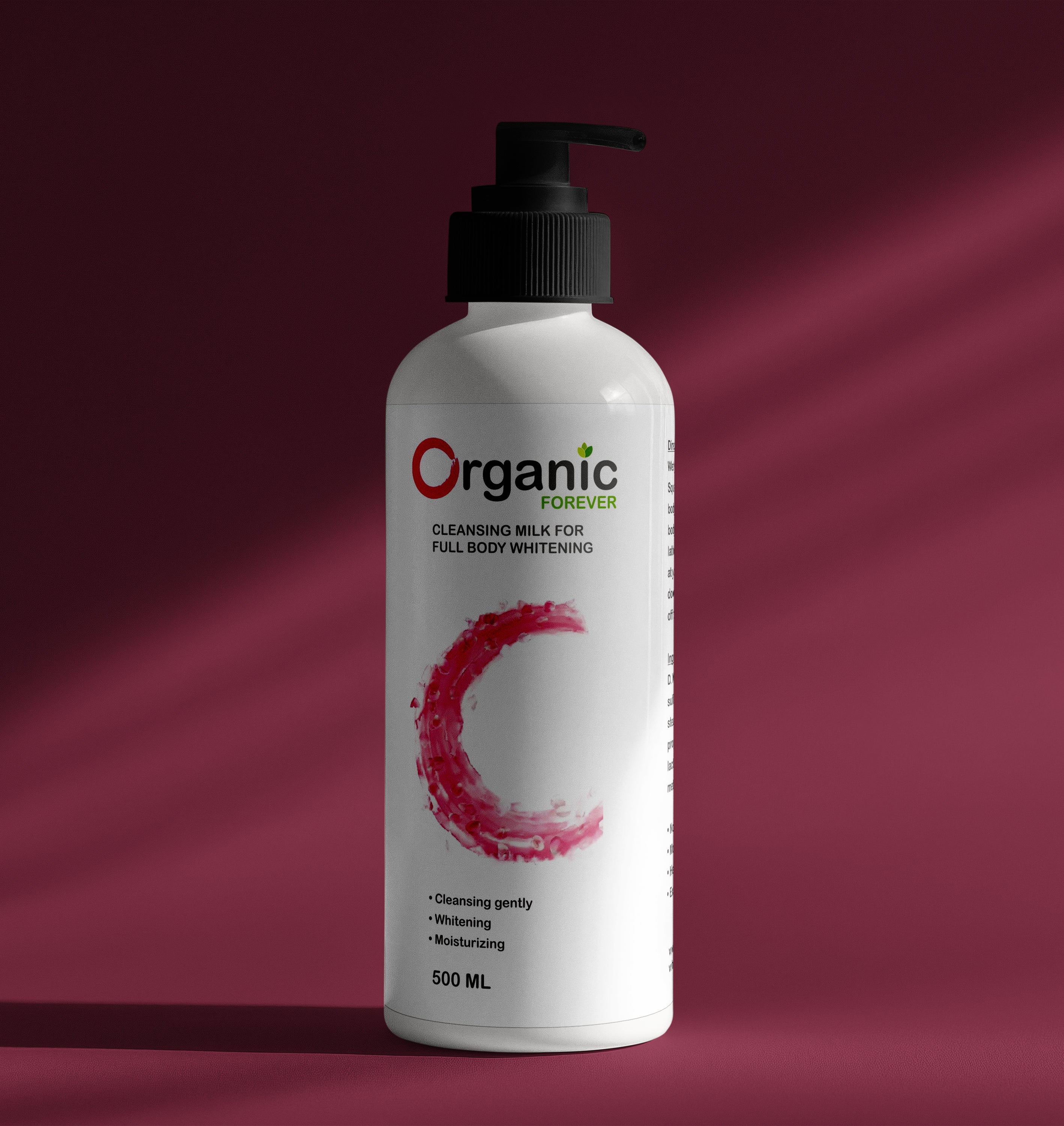 full body whitening cleansing milk